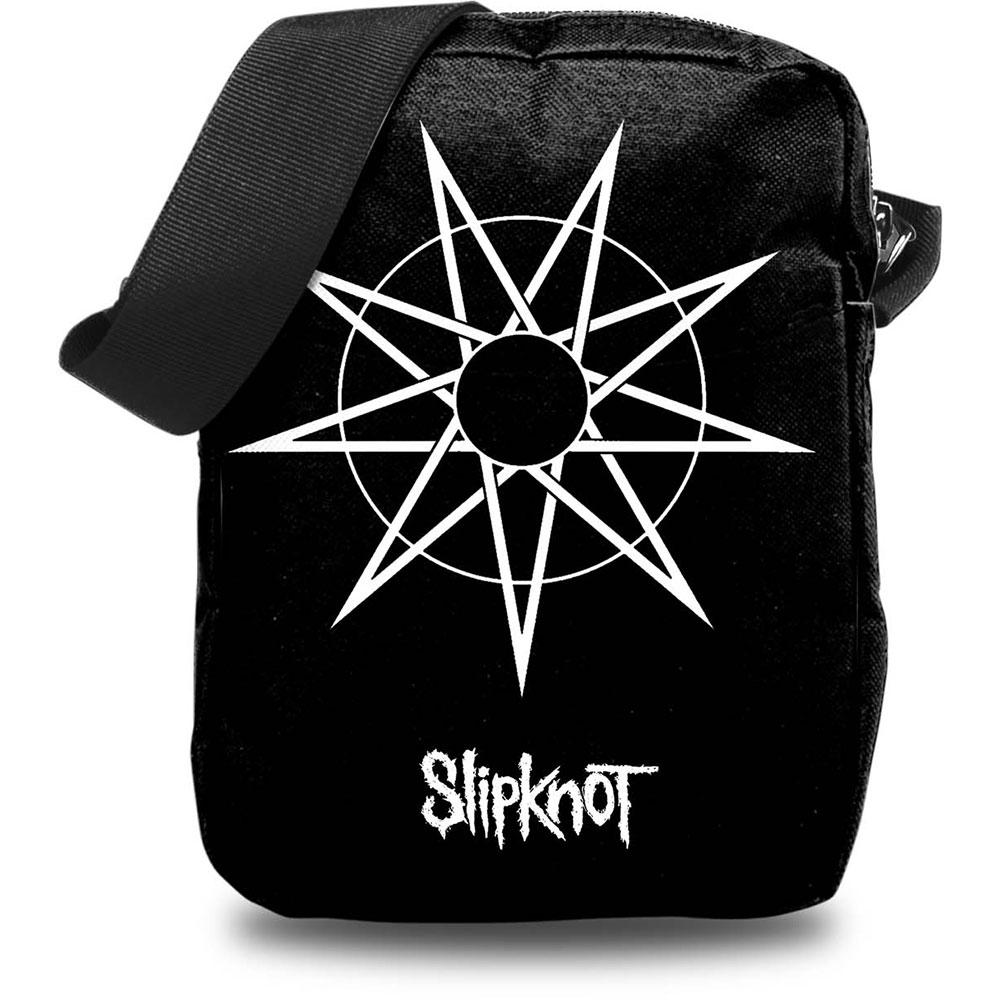 Rocksax Slipknot - WANYK Star Sac bandoulière - Noir/Blanc